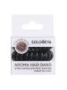 Solomeya Арома-резинка для волос Шоколад / Aroma hair band Chocolate, набор из 3 шт